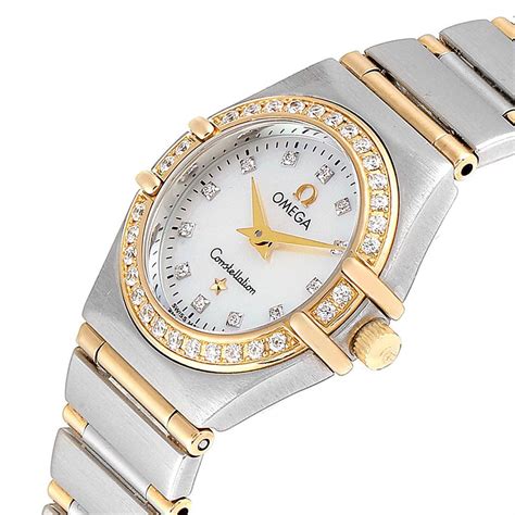 women's omega watch with diamonds.